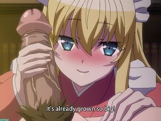 Uncensored hentai//Blonde with perfect Tits and ass loves Creampie