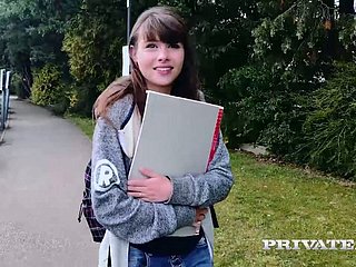 Smarious Brunette Babe Luna Rival kocha się z jej nauczycielem