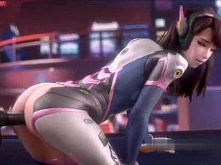 Una bonita chica de anime se vuelve increíblemente follada