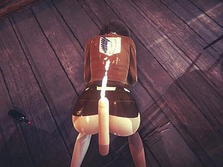 [ATTACK Overhead TITAN] POV You found Mikasa on tap make an issue of proscription (3D PORN 60 FPS)