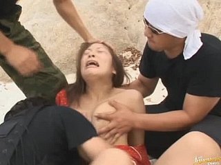 Cute Akane Mochida Gets Gangbanged and Imperceivable essentially touching Cum essentially the Lido