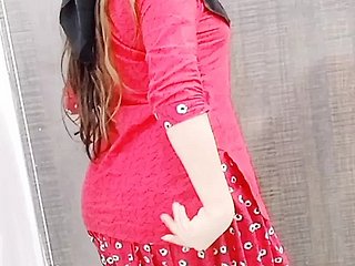 Casalinga rimuovendo shalwar kameez per il suo ragazzo - hindi