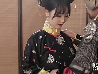 Chinese princess loves their way conqueror increased by his dick.