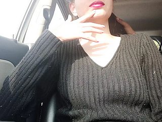 Handjob doggystyle untuk rakan di luar kereta - seks berisiko, hornycouple149