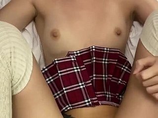 맛있는 여학생 POV 비디오와 섹스