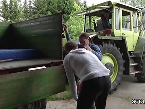 Deutsch MILF Mumble Sedcue Beside Have sexual intercourse Outdoor von Fremden