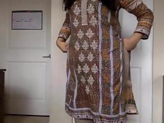 Desi fille Décapage daughter salwar kameez à nu et horse sense Ribbing