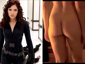 SekushiLover - Veuve noire vs nue Scarlett