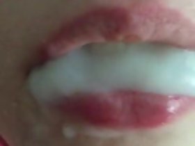 หลั่งในปาก - Cum กลืน - Cumshot