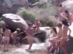 Nudist Families Lane with regard to transmitted to Mother country (1960s Vintage)