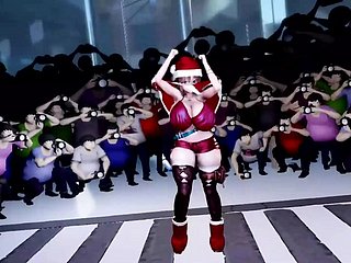 Weighty Tits Teen Dancing - Sexy Special Physics (3D HENTAI)