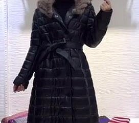 Manteau brillant femme chinoise 1