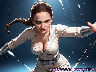 Futanari padme amidala masturbasi