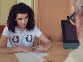 Cute teen scopata da cazzo nonno cums encircling bocca con cumplay petite grande cazzo adolescente giovane pompino bagnato carina cum eiaculazione