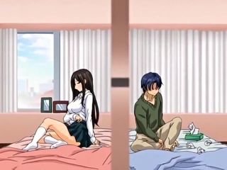 Young Hentai koppel Pussy Creampie
