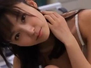 Softcore-asiatische Sekretärin Dessous Strumpf tease