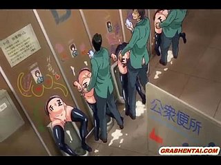 hentai Busty coeds nhóm gangbang trong lớp