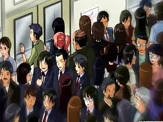 Hentai sıcak trende becerdin ve Creampie kismet eğitim yapan