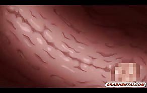 Tentacles ve f tarafından yakalanan bigtits ile Anime karma eğitim