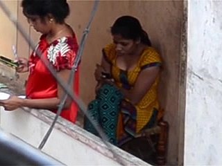 Desi voyeur in the first place balcony
